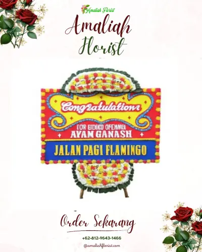Bunga Papan Congratulation di Sukawangi